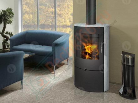 Печь-камин Ovalis камень (Romotop)