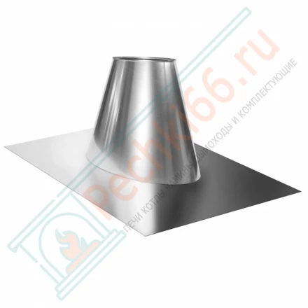 Кровельный элемент 33°/45° на трубу с изол V50R (ОЦИНК-RAL/0,5) d-115/215 (Вулкан)