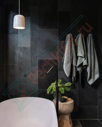 Плитка сланец Black Natural Brazil 1200 x 600 x 12 мм (0,72 м2 / 1 шт)