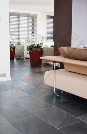 Плитка сланец Black Natural Brazil 1200 x 600 x 12 мм (0,72 м2 / 1 шт)