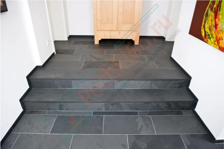 Плитка сланец Black Natural Brazil 1200 x 600 x 12 мм (0,72 м2 / 1 шт)