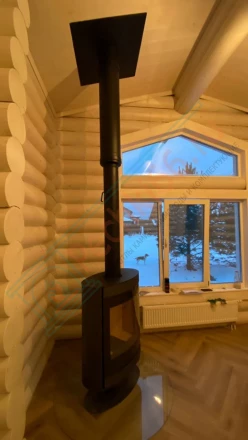 Печь-камин Мета-Бел Свитязь 7 под ключ (монтаж 11.2024)