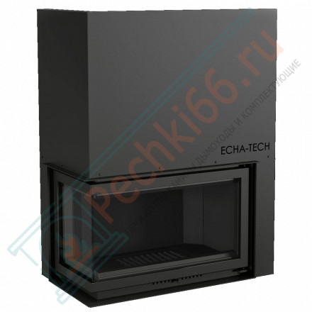 Каминная топка Font 800 L, угловое стекло слева, гильотина (ECHA-TECH) 18 кВт