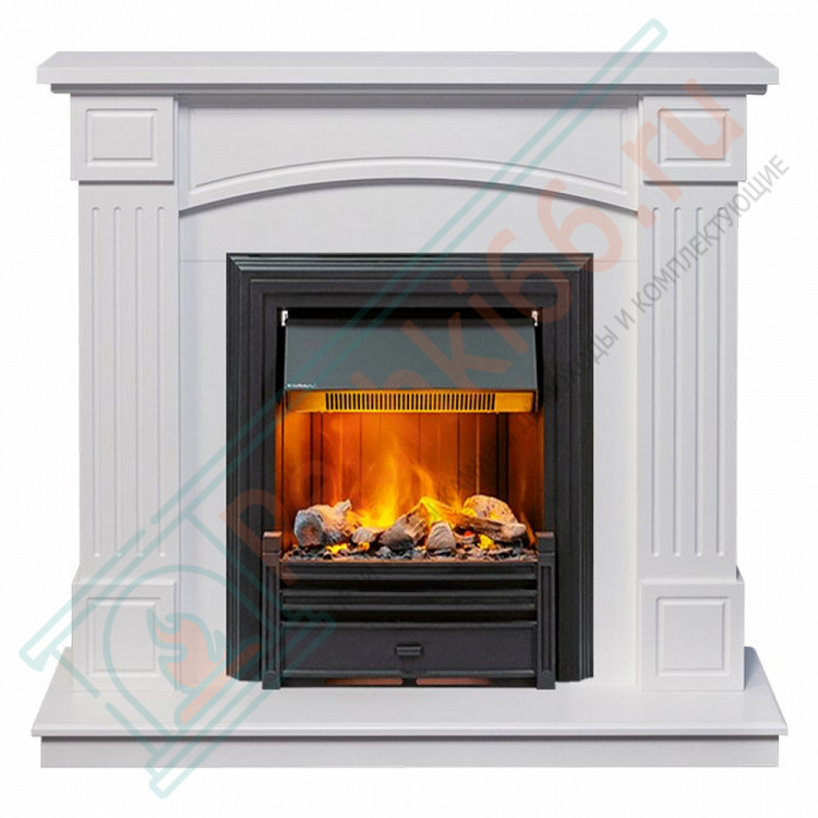 Каминокомплект Boston - Белый (Высота 925см) с электроочагом Brookline Black (Dimplex)