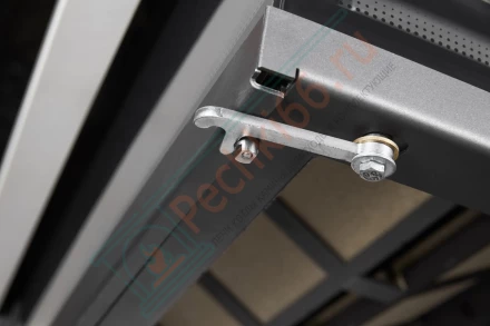 Камин Родос 900 графит, белый шамот (ЭкоКамин)