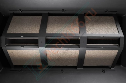 Камин Родос 900 графит, белый шамот (ЭкоКамин)