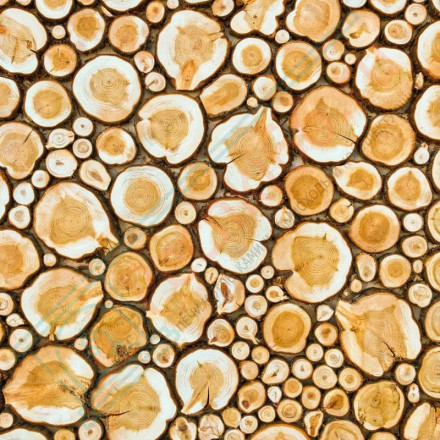 Панно из можжевельника на щите 1500х500 мм