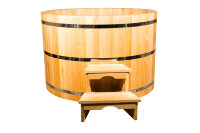 Купель кедровая круглая 150х150х120 (НКЗ)