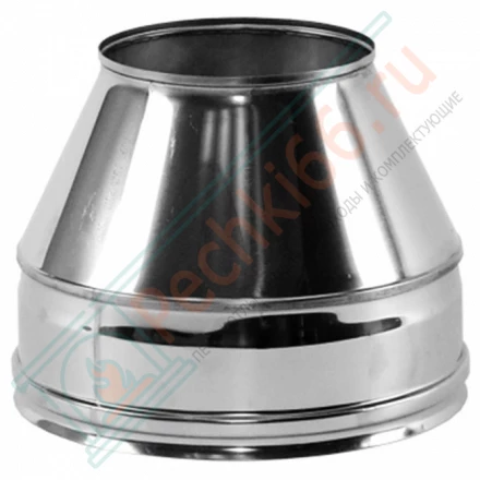 Конус Факел V50R с изол (AISI-321/0,8-AISI-304/0,5) d-120/220 (Вулкан)