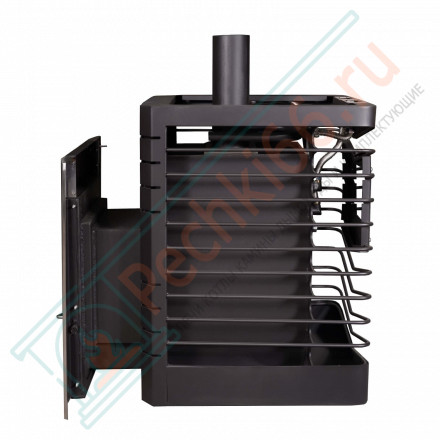 Печь для бани № 07МСП с парогенератором и с сеткой для камней