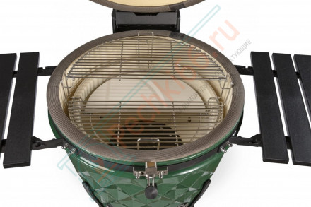 Керамический гриль Diamond Egg XL зеленый