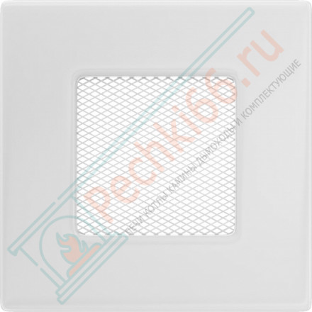 Решётка вентиляционная каминная белая 110х110 11B (Kratki)