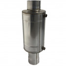 Теплообменник на трубу (Aisi-439/1.0 мм) d-130 мм, 7 л (УМК) Теплообменник на трубу (Aisi-439/1.0 мм) d-130 мм, 7 л (УМК)