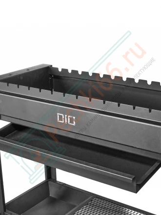 Мангал-гриль на ножках 650 pro max, с полками (Dio)