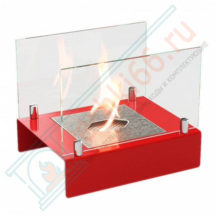 Биокамин Арлекино M, красный (LuxFire)