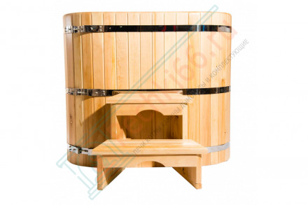 Купель кедровая овальная 78х100х120 (НКЗ)