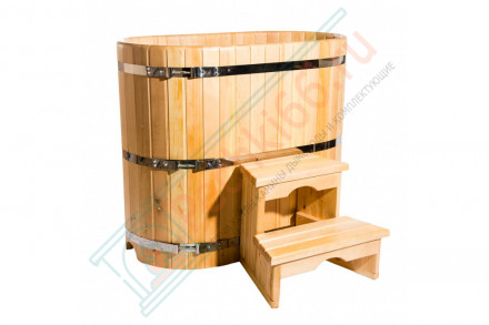 Купель кедровая овальная 78х100х120 (НКЗ)