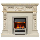 Каминокомплект Corsica - Слоновая кость с патиной (Ширина 1100) с электрическим очагом Chesford Каминокомплект Corsica - Слоновая кость с патиной (Ширина 1100) с электрическим очагом Chesford