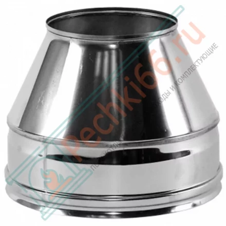 Конус Факел V50R с изол (AISI-321/0,8-ОЦИНК-RAL/0,5) d-180/280 (Вулкан)