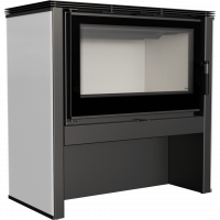 Печь-камин JUNO/12/B, белый (Kratki) Печь-камин JUNO/12/B, белый (Kratki)