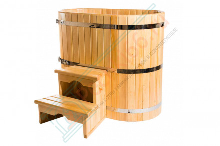 Купель кедровая овальная 100х170х100 (НКЗ)
