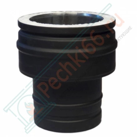 Переходник Prima Plus - Permeter (AISI-310S/1,0 мм-ОЦИНК-RAL/0,6) d-150/200 (Schiedel-Permeter ULTRA)