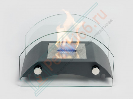 Биокамин настольный мост M, чёрный (LuxFire)