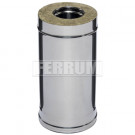 Сэндвич труба для дымохода L=0,5м (Aisi-304/0,8-НЕРЖ) d-115/200 (Ferrum Austenite HF) Сэндвич труба для дымохода L=0,5м (Aisi-304/0,8-НЕРЖ) d-115/200 (Ferrum Austenite HF)