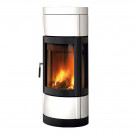 Печь-камин Fortuna Panorama, цвет белый (La Nordica)