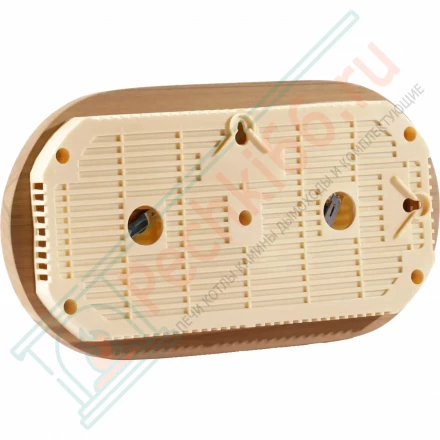 Термогигрометр овальный 222-THD, кедр (Sawo)