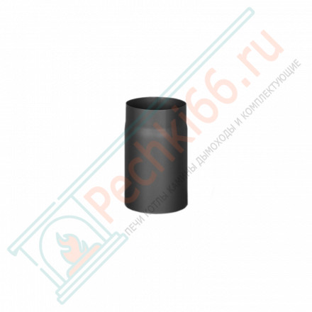 Труба L=250, черная d-150 (КПД)