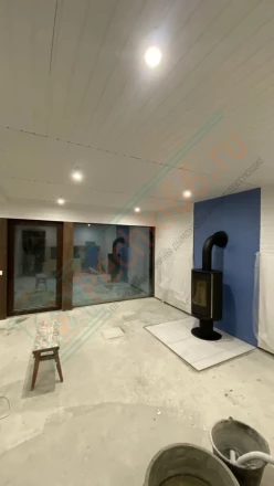 Печь камин Астов R1 на ноге под ключ (монтаж 11.2024)