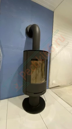 Печь камин Астов R1 на ноге под ключ (монтаж 11.2024)