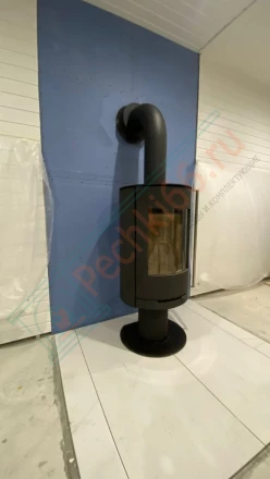 Печь камин Астов R1 на ноге под ключ (монтаж 11.2024)