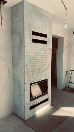 Каминная топка Kaw-Met W16 ECO под ключ (монтаж 20.11.2020)