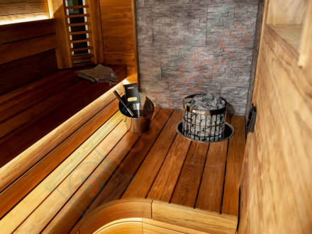 Электрическая печь Cilindro PC70E Black Steel (Harvia)