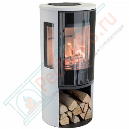 Печь-камин 556G:1 Style, верх чугун, цвет белый (Contura)