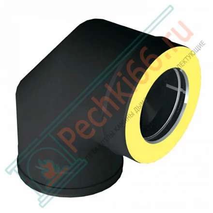 Отвод 90° V50R с изол (AISI-310S/0,8-ОЦИНК-RAL/0,5) d-300/400 (Вулкан-Cerablanket)