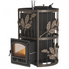 Чугунная печь для бани Эверест 24 закрытая каменка (280) (Everest)