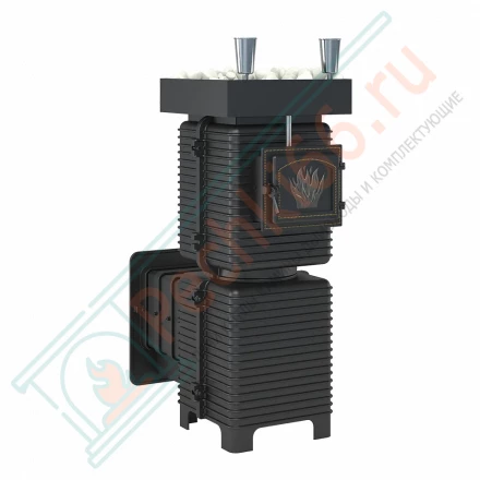 Печь для бани по-серому Эверест "Легкий пар Профи" под обкладку (Everest)
