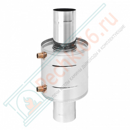 Теплообменник на трубе (НЕРЖ-439/0,8мм) 6 л, d-115 (Россия)