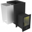 Печь для бани Фаворит 15 Д-2, каминная дверца, с баком 35 л (Березка) Печь для бани Фаворит 15 Д-2, каминная дверца, с баком 35 л (Березка)