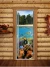 Стеклянная дверь для бани и сауны Престиж фотопечать А067 (DoorWood)