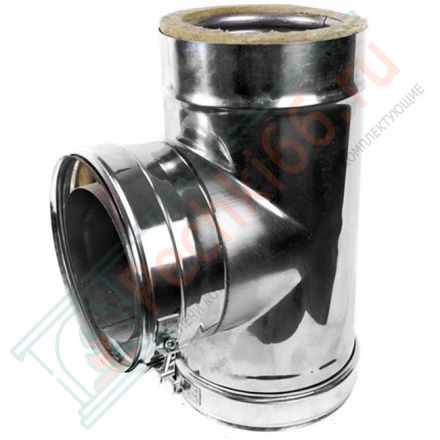 Сэндвич-тройник 90° (AISI-316L/0,8-AISI-304/0,5) d-120/220 (Craft-HF-50)