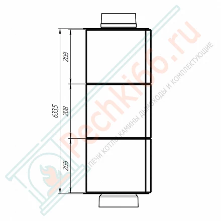 Облицовка чугунной трубы пироксенит (ProMetall)