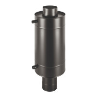 Теплообменник на трубе Black (НЕРЖ-439/0,8мм) 12 л, d-115 (Россия)