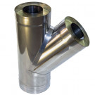 Сэндвич-тройник 135° (НЕРЖ-439/0,5-НЕРЖ-439/0,5) d-80/160 (УМК) Сэндвич-тройник 135° (НЕРЖ-439/0,5-НЕРЖ-439/0,5) d-80/160 (УМК)