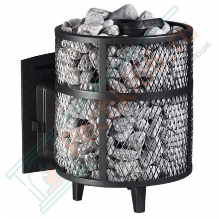 Печь для бани Атмосфера М+, усиленная каменка, сетка нержавейка (ProMetall)