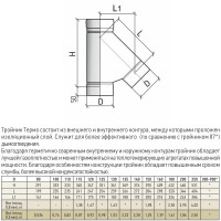 Тройник 45° ТРМ(М)-Р (316-0.8) d-150 (ТиС Промо)