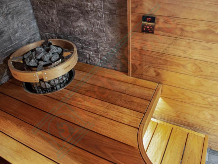 Электрическая печь Cilindro Pro PC100E/135E Black Steel (Harvia)